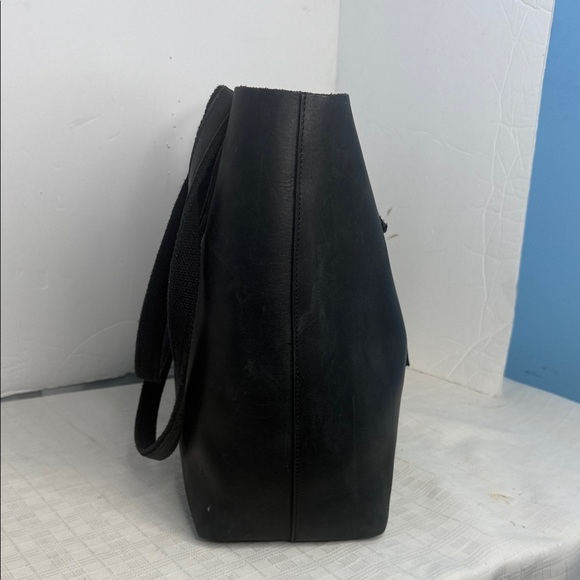 S-ZONE GENUINE LEATHER TOTE in Black - Picture 5 of 11
